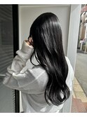 黒髪ロング