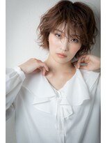 カバーヘア ブリス 戸田公園西口店(COVER HAIR bliss)&nbsp;ミルクティーアッシュ乾かすだけウルフカットv戸田公園20代30代