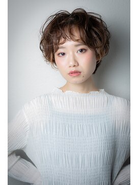 モッズヘア 越谷(mod's hair) インナーカラー立体感小顔ショートマッシュパーマv越谷20代30代