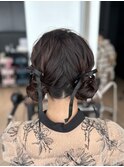 【高木美緒】モコモコツインアレンジ/ヘアセット/お呼ばれヘア