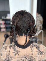 【高木美緒】モコモコツインアレンジ/ヘアセット/お呼ばれヘア