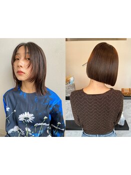 丁寧なカウンセリングで”なりたい”を引き出し、髪の状態を見極めて施術いたします◎[安城/南安城/ボブ]