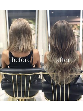 ルフレ 新宿本店1st(Reflet) ○プルエクステbefore after