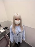 イメチェン/ニュアンスカラー/フルバング/似合わせカット