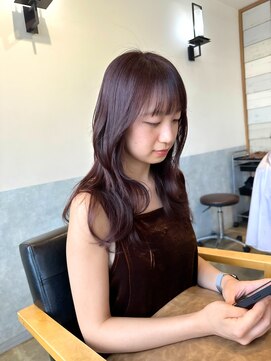 ラボヌールヘアーレーヴ 池袋店(La Bonheur hair reve) レイヤー×ラベンダーベージュ