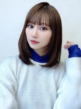 エインアンリー 明治神宮前(AIN.ANLY.) 透明感カラーくびれロング似合わせカットミディアムレイヤー