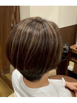 ヘアーリゾート プルメリア(HAIR RESORT PLUMERIA) コントラストハイライト