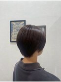 洗練されたシルエットで魅せる◎上品ショート/髪質改善