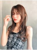 【Lloyd 大宮】チョコレートブラウン×内巻きレイヤー