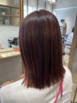 乾かす時に完成するスタイル