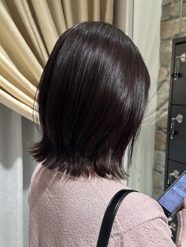 くびれレイヤー×こっくりブラウンカラー