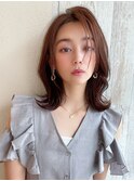顔まわりレイヤーくびれヘアが人気◎ 【浦和】