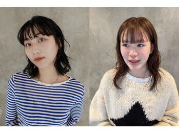 ヘルベチカ・ヘア(Helvetica hair)の写真/ナチュラル,アンニュイ,無造作に―。色々なイメージからアプローチしたパーマだから気分に合わせ楽しめる