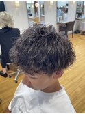 なみ巻きパーマ