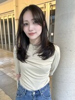 フェブミエル(fev miel)&nbsp;【fev_rica】olive greige ナチュラルレイヤー