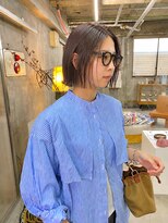 ヤキイモ(yakiimo) 切りっぱなしボブ。志木美容室/志木美容院