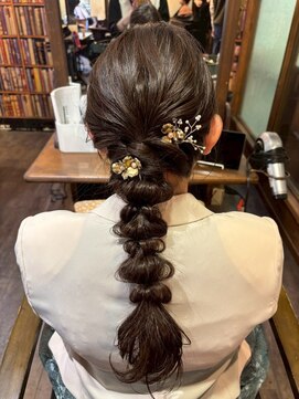エイチエムヘアーホーム 池袋2号店(H M hair home) 編み下ろし/編みおろし/ヘアセット/ヘアアレンジ/顔周りカット