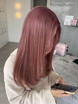 レノ 直江店(RENO) ピンクベージュ×ローレイヤーカット