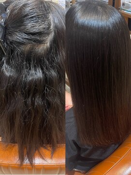 ネオリーブエム(Neolive em;) 最高級低ダメージ髪質改善縮毛矯正　美髪ストレート