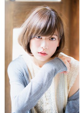 アリエッタ(aRietta) 【aRiettaスタイル】ふんわり丸みショート/くすみカラー/銀座