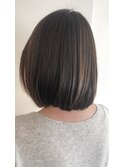 【Ciel】ハンドブローで収まりやすいボブのカット