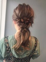 ラニヘアサロン(lani hair salon)&nbsp;編みおろしアレンジ