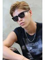 リップスヘアー 銀座(LIPPS hair) メンズ髪型 73分け オールバック 白鳥大珠選手