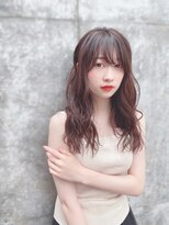 ブルーダー(Bruder)&nbsp;ロング　大人カール　ピンクブラウン