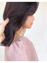 シェノン 梅田(CHAINON)&nbsp;くびれミディ×ラベンダーカラー×ハイライトカラー