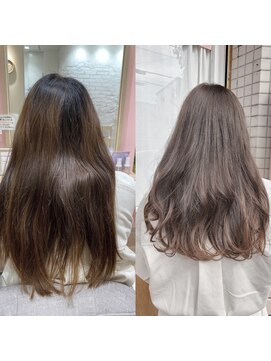 イーハトーヴヘアー(Yehatov) ロング×アッシュベージュ2