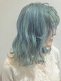 ヘアーワークス ボナ(HAIR WORKS bona.) 透明感のあるミントグリーンが可愛い☆