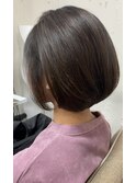 《髪質改善》重めかわグラデボブ/ショコラアッシュ/美シルエット