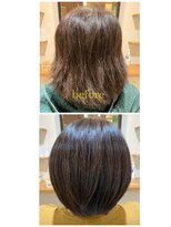 ヘアースパ カラマ(hair spa kalama)&nbsp;煌水ストレートスタイル　Before After