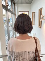 トップヘアー 中庄店(TOP HAIR fuapua)&nbsp;ゆるふわボブ(パーマ歴有り)『Nao』