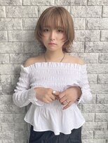 リアイス(Re:ICE) ミニウルフ/くすみブルー/流れるレイヤー/インナーハイライト