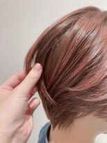 ネオヘアー 曳舟店(NEO Hair)&nbsp;ブリーチなし　ピンクベージュ【クゴウ】