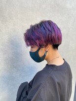 ネウィ ジャム 町田(newi JAM)&nbsp;爽やかツーブロック刈り上げ束感アップバング