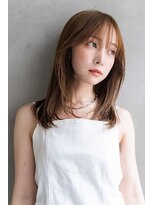 リベルテ銀座20代　ナチュラルブラウン×シースルーバンク
