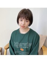 ジジ 代々木(Gigi)&nbsp;【Gigi】外ハネボブ セクションカラー ペールベージュ