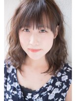 クシュ 所沢東口店(kusyu...)&nbsp;大人かわいい/美髪/ネビージュ/ホワイトグレージュ/こなれミディ