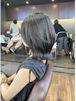レイラバイアフロート 吉祥寺(Lila by afloat)&nbsp;くびれミディアム/切りっぱなしロブ/ウルフレイヤー/くびれヘア