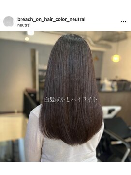 ニュートラル(neutral) 【neutral】白髪ぼかしハイライト