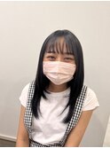 髪質改善トリートメント☆[タイトストレート/ダークブラウン]