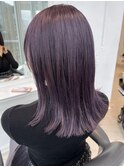 ラベンダーグレージュ/外ハネミディアム air諸見里