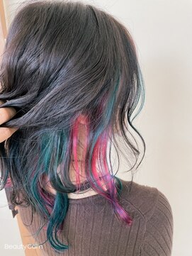 アース 佐世保早岐店(HAIR&MAKE EARTH) ゆるふわインナーカラー