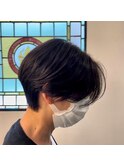 【ヴィザヴィ志村坂上】前下がりショート/フェザーバング