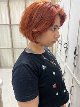 アンソル 戸田店(N'SOL) オレンジヘア
