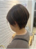 これが白髪ぼかしハイライト!ナチュラルハイライト¥14400