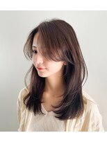 ルル 表参道(lulu.)&nbsp;メルティカラー ネビージュ チェリーブラウン ミニウルフ