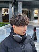 ウルバイササ(URU by SASA) マッシュ×波巻きパーマ/秋田メンズ